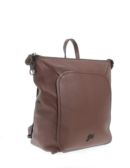 Gabs Lola Box wandelbarer Lederrucksack braun