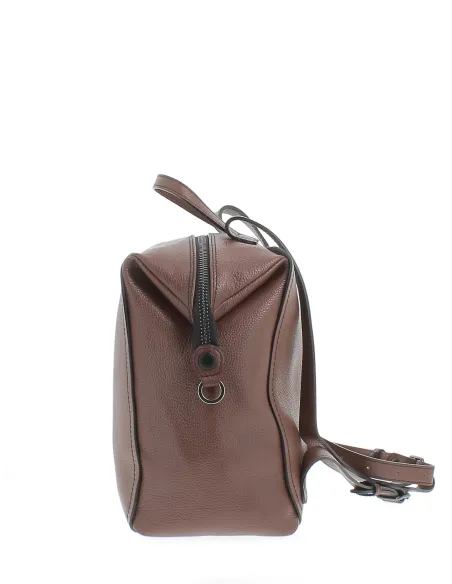 Gabs Lola Box transformable leather backpack brown