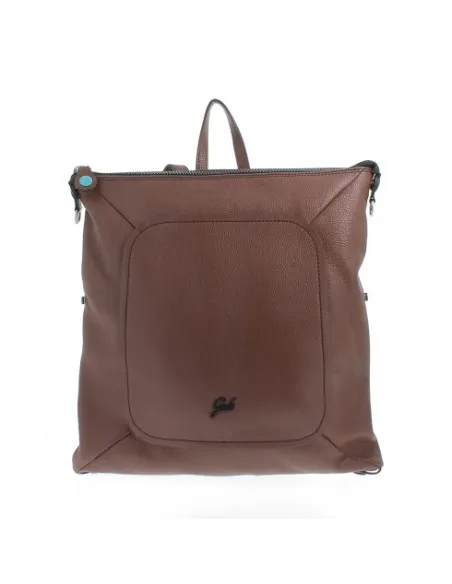 Gabs Lola Box transformable leather backpack brown