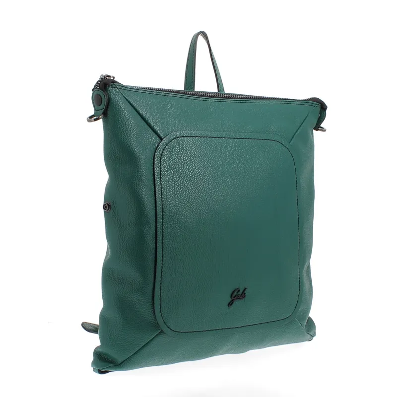 Gabs Lola Box wandelbarer Lederrucksack grün 2