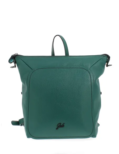 Gabs Lola Box transformable leather backpack green