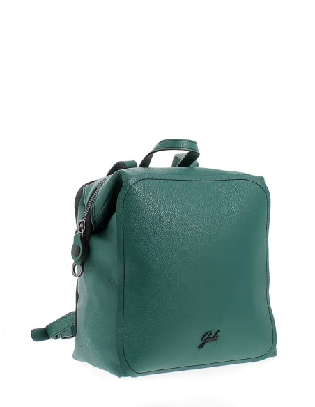 Gabs Lola Box transformable leather backpack green