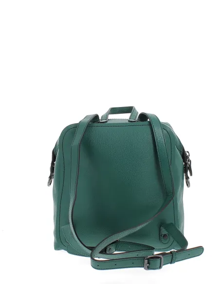 Gabs Lola Box transformable leather backpack green