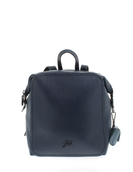 Gabs Lola Box transformable leather backpack blue
