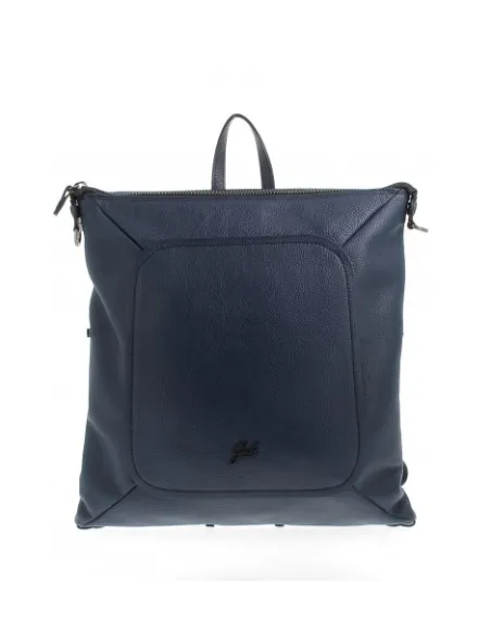 Gabs Lola Box wandelbarer Lederrucksack blau