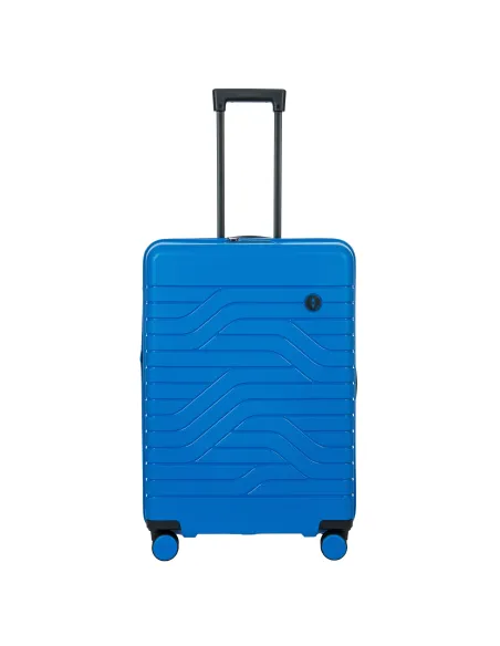 Trolley medio a 4 ruote espandibile Brics Ulisse blu elettrico