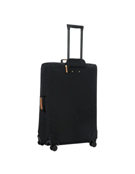 Trolley grande Brics X-Collection nero-cuoio