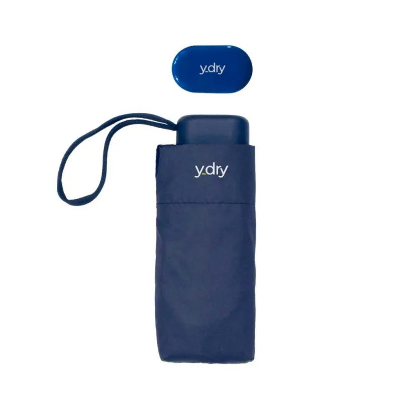 Y-Dry Gea Winddichter Mini-Regenschirm blau