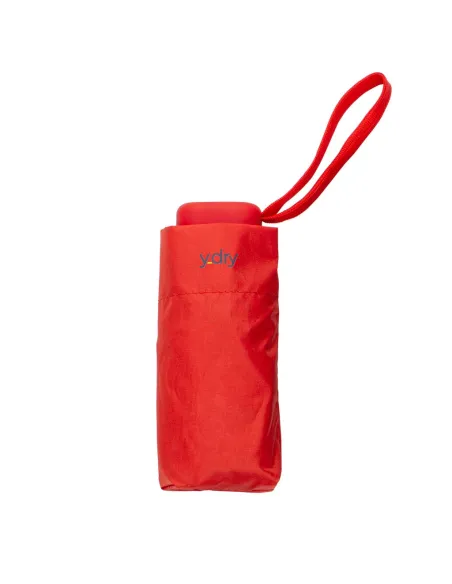 Ombrello mini manuale antivento Y_Dry rosso