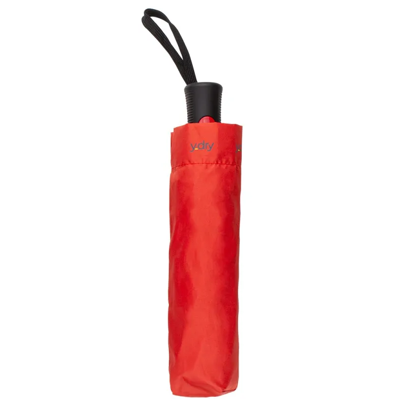 Y_Dry Automatic short umbrella red