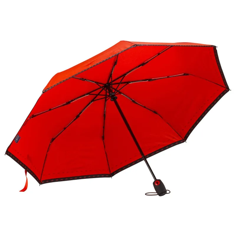 Y_Dry Automatic open and close umbrella red 2