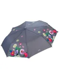 Automatic windproof short umbrella Bouquet grey