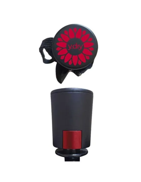 Ombrello corto automatico Sunflowers rosso