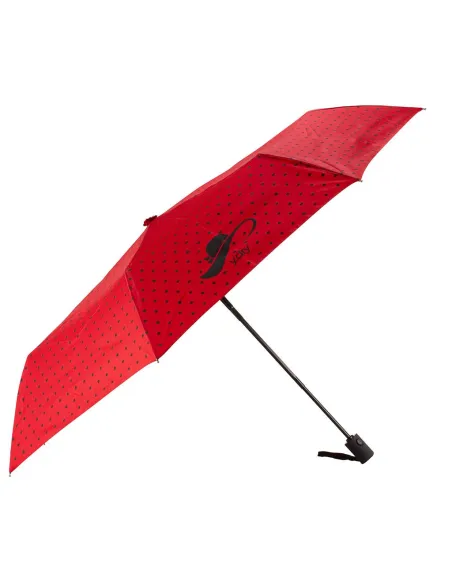 Y-Dry Pin Up Windproof automatic open close short umbrella red