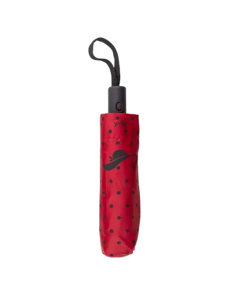 Y-Dry Pin Up Windproof automatic open close short umbrella red