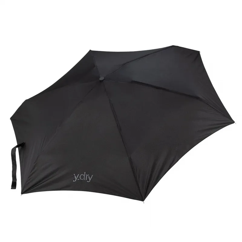 Y-Dry winddichter Mini-Handschirm schwarz