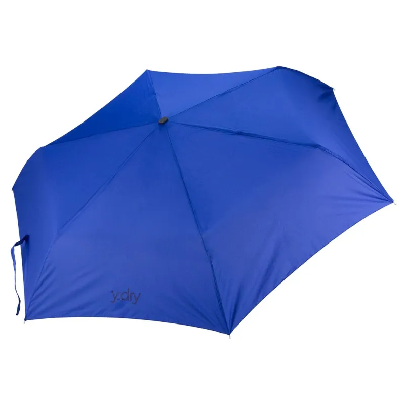 Y-Dry Nimbus Kurzer Regenschirm öffnen und schließen blau