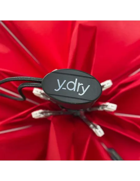 Ombrello Corto leggero 3 sez. Apri Chiudi Y_Dry Nimbus rosso