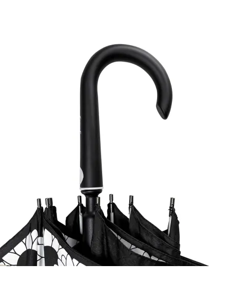 Ombrello lungo automatico Y_Dry Sunflowers bianco