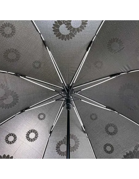 Y_Dry Sunflowers automatic long umbrella white