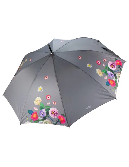 Y-Dry Bouquet automatic long umbrella grey
