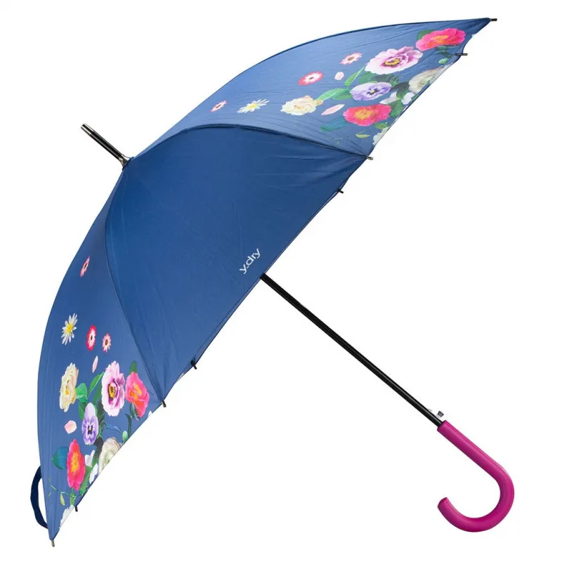Y-Dry Bouquet automatic long umbrella light blue
