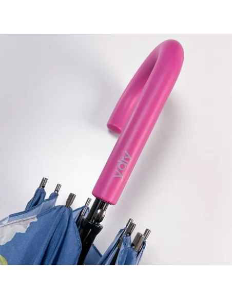 Y-Dry Bouquet automatic long umbrella light blue