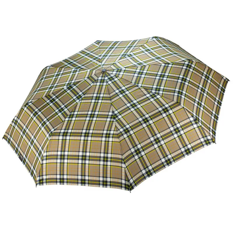 Ombrello Mini Max Apri-Chiudi Y_Dry scozzese beige 2