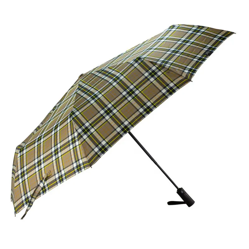 Ombrello Mini Max Apri-Chiudi Y_Dry scozzese beige