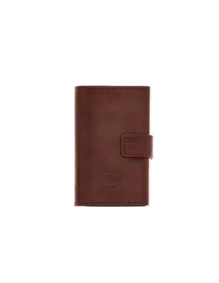 The Bridge small wallet with easy credit card pull-out brown