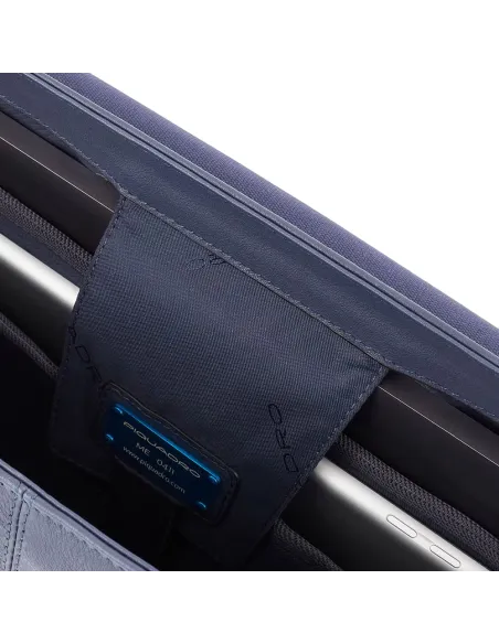 Piquadro Ronnie Computer portfolio briefcase blue