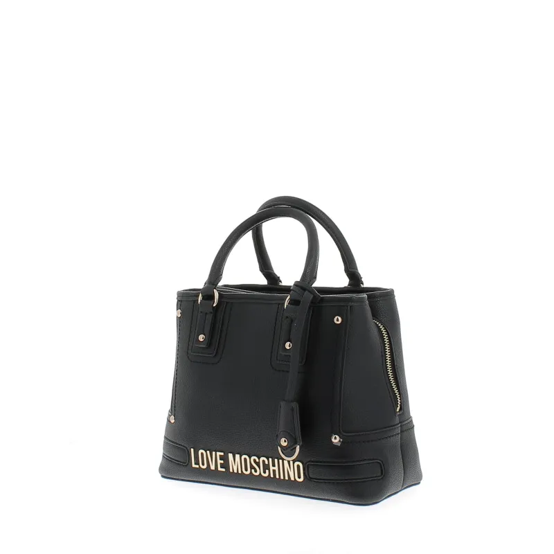 Love Moschino Damentasche mit drei Fächern schwarz 2