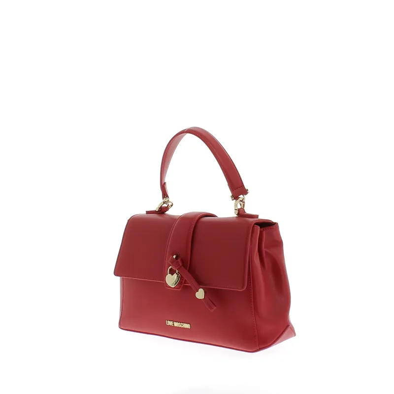 Love Moschino Damentasche mit einem Henkel rot 2