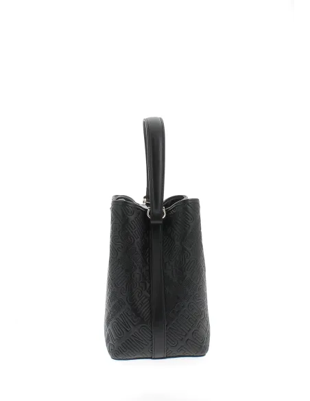 Love Moschino Beuteltasche mit Logoprägung schwarz