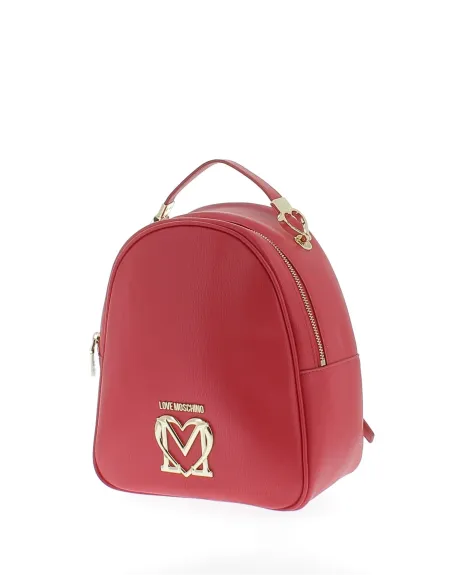Love Moschino medium women's backpack red
