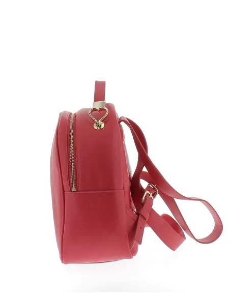 Love Moschino mittlerer Frauen-Rucksack rot