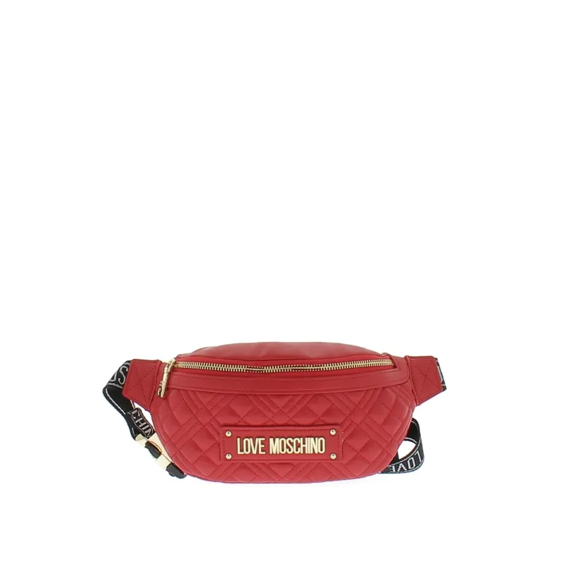 Marsupio donna trapuntato Love Moschino rosso