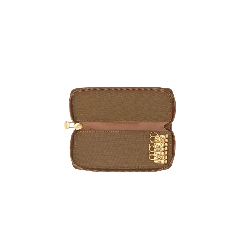The Bridge Schlüsseletui mit Reißverschluss braun 2