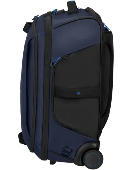 Trolley due ruote con portabilità a zaino Samsonite Ecodiver blu