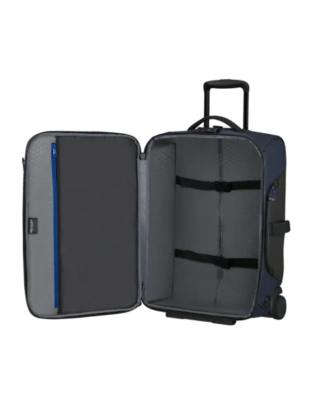 Trolley due ruote con portabilità a zaino Samsonite Ecodiver blu