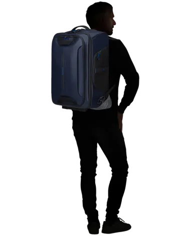 Samsonite Ecodiver carry on wheeled duffel bag convertible to