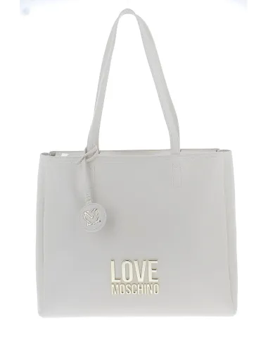 Shopper Love Moschino avorio