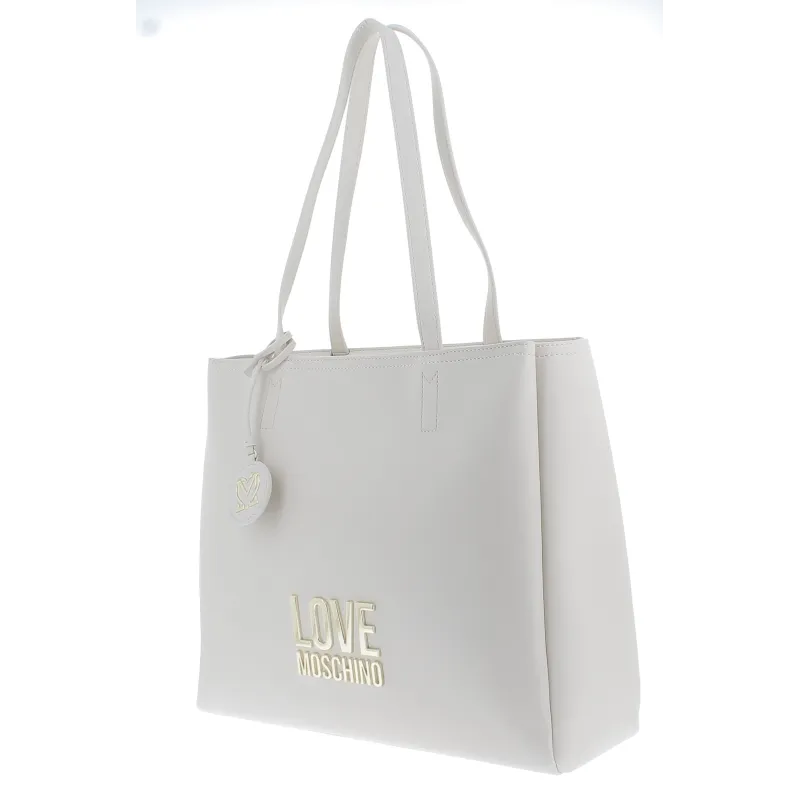 Shopper Love Moschino avorio 2