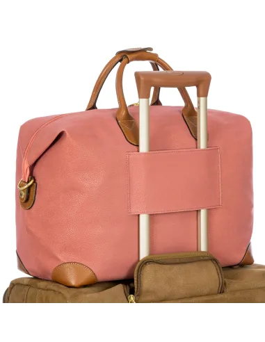 Brics Life carry-on duffle bag pink