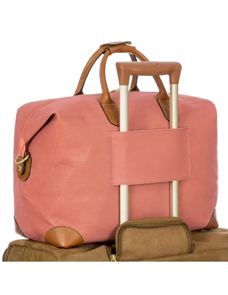 Brics Life carry-on duffle bag pink