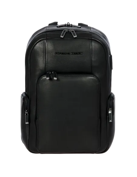 Porsche Roadster Medium leather backpack black