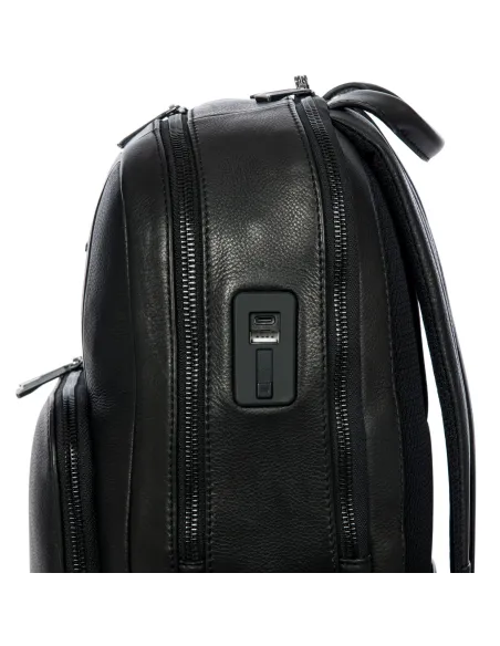 Porsche Roadster Mittlere Leder-Rucksack schwarz