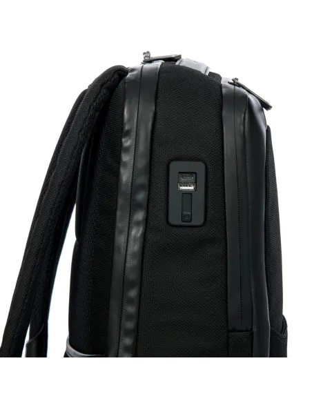 Porsche Design Roadster Laptop-Rucksack aus Stoff und Leder