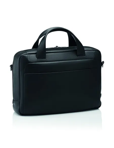 Porche Design Aktentasche aus Leder mit zwei Griffen und Computerhalterung