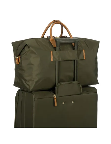Medium Folding Duffle mit Reißverschlussöffnung Olivgrün